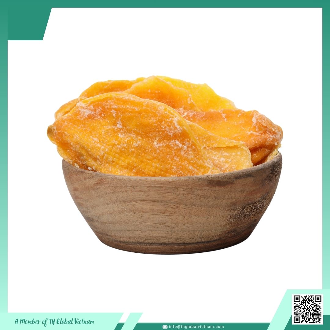Soft dried mango slices – export-quality product by TH Global Vietnam
