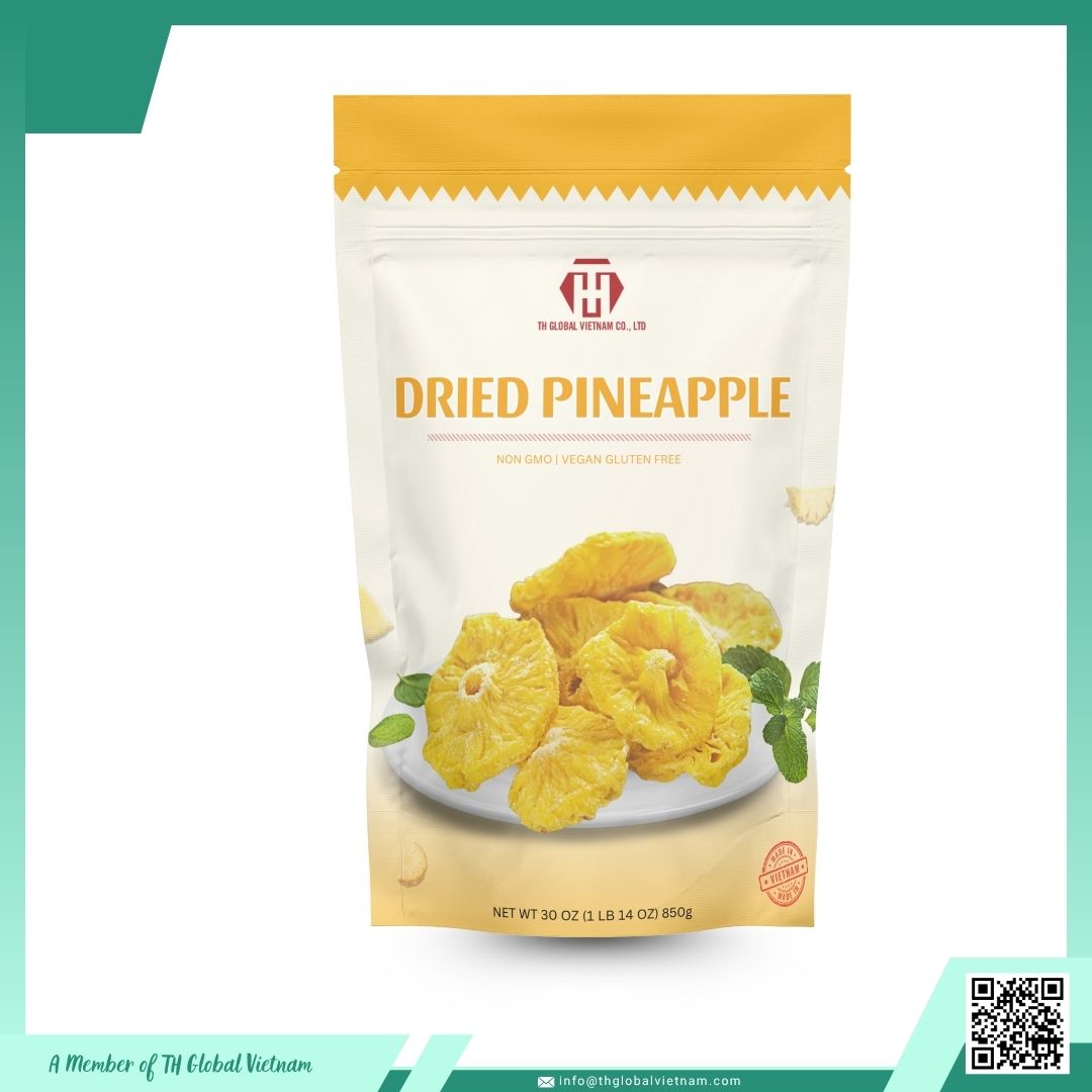 Premium Vietnamese dried pineapple – tropical fruit exporter