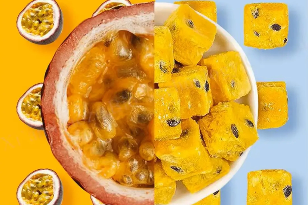 Frozen Passion Fruit with Seeds – Yellow Pulp and Natural Aroma