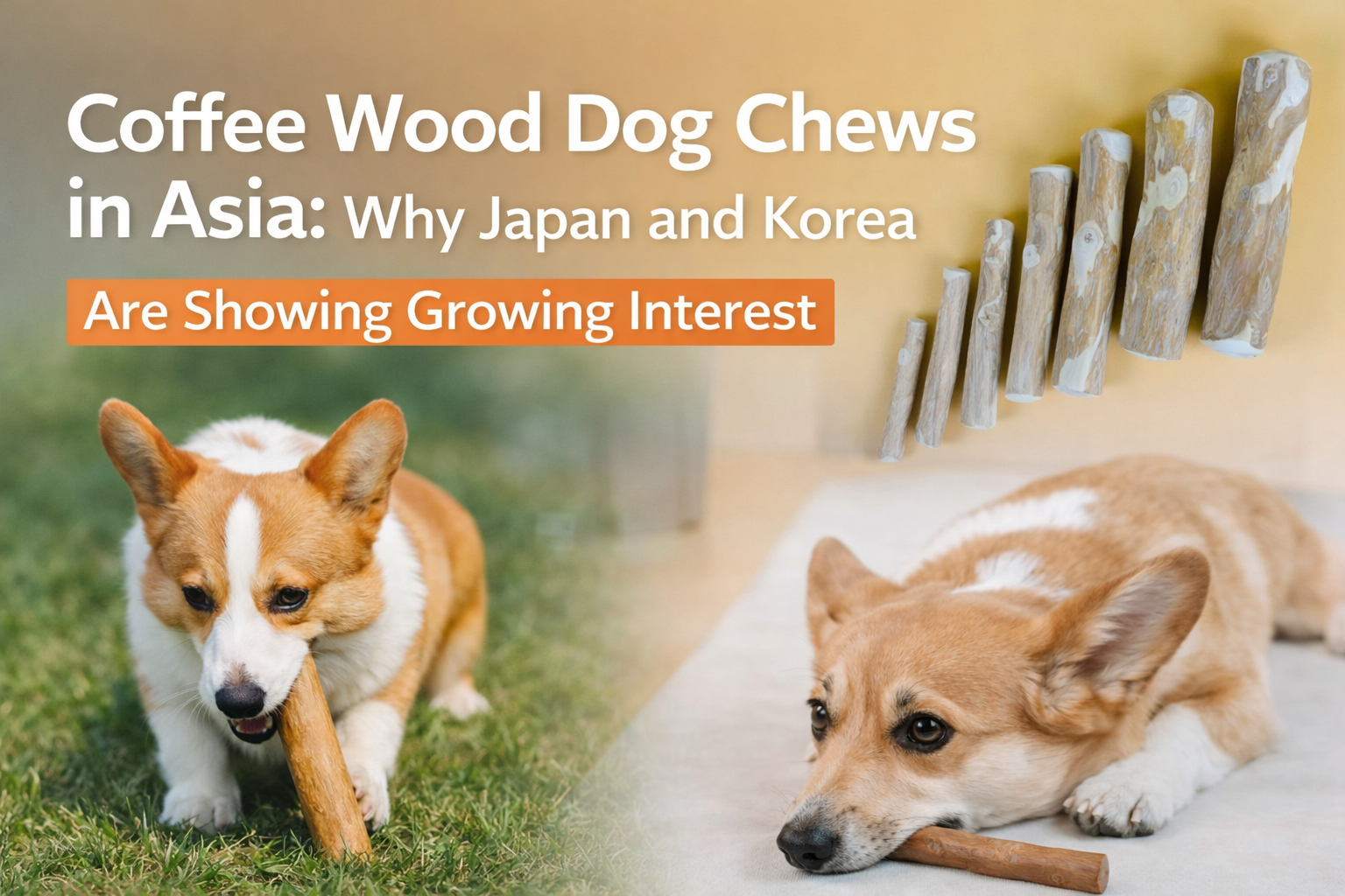 Coffee Wood Dog Chews in Asia: Why Japan and Korea Are Showing Growing Interest