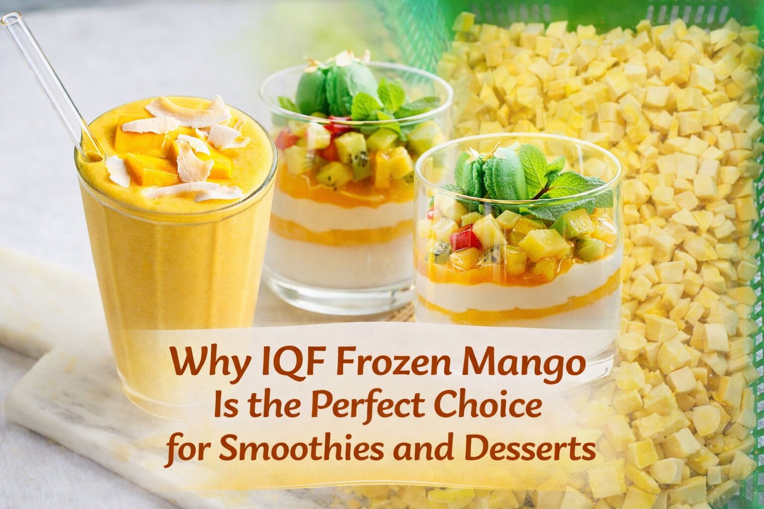 Why IQF Frozen Mango Is the Perfect Choice for Smoothies and Desserts