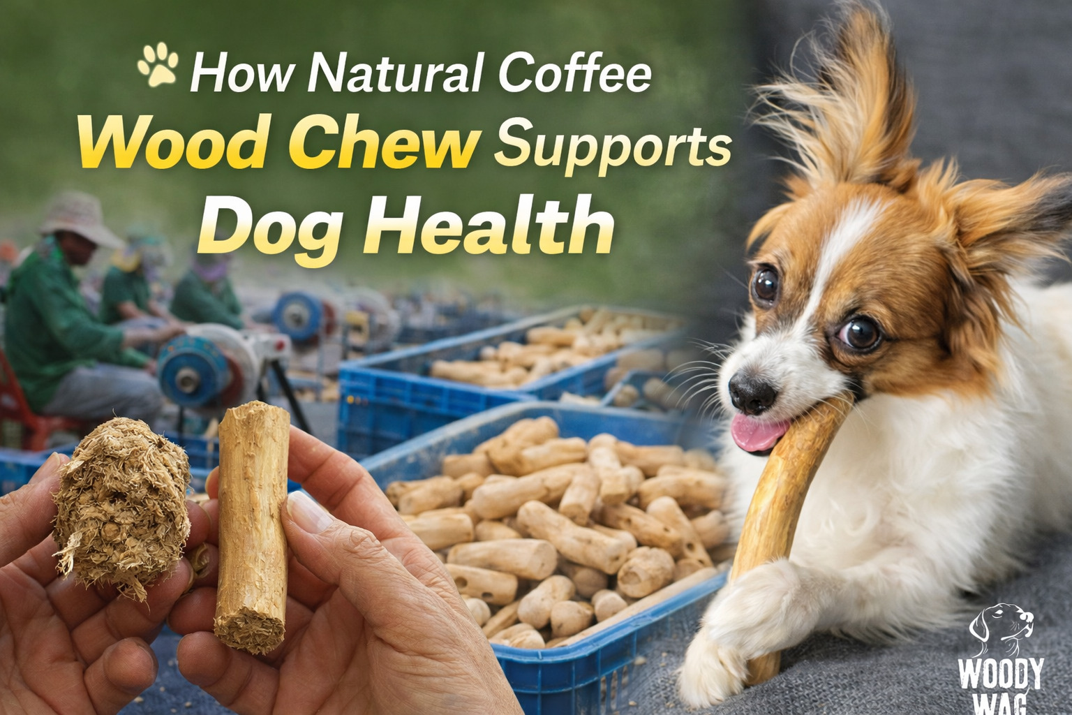 How Natural Coffee Wood Chew Supports Dog Health