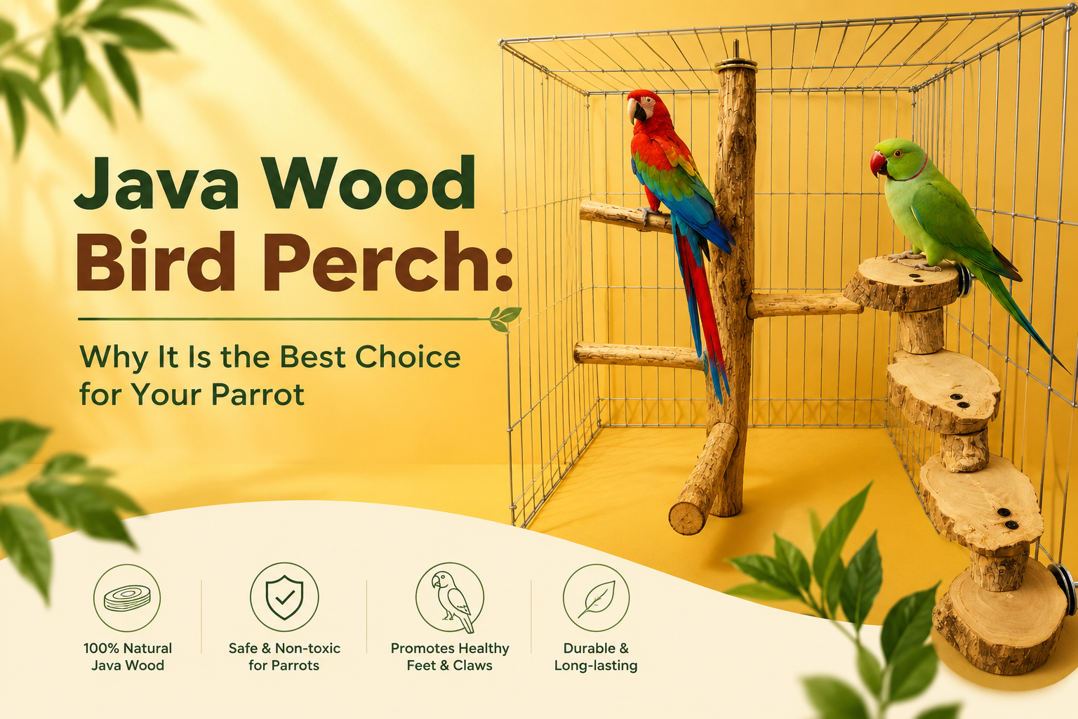 Java Wood Bird Perch: Why It Is the Best Choice for Your Parrot